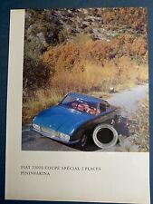Rarissima Pubblicita’ FIAT 2300 S Coupe’ Special  Pininfarina 1966