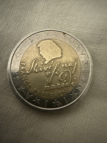 Moneta euro slovenia - moneta,