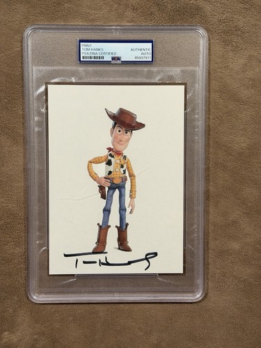 Tom hanks firmato taglio - tom, toy