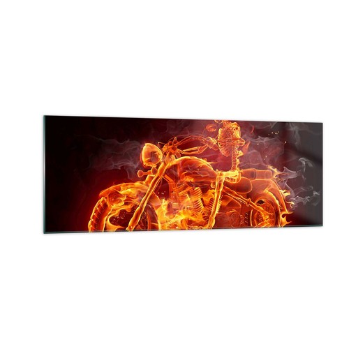 Quadro vetro 140x50cm moto - vetro,