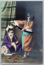 Bella donna cartolina RPPC