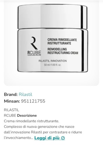 Rcube rilastil crema antirughe - rcube,