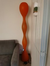 FLOOR LAMP KUNDALINI YOGA ORANGE. DESIGNER BERTICCHI