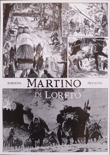Cartolina fumetto martino - fumetto,