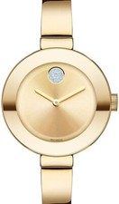 Movado 3600201 Cassa 34mm Acciaio Inox Oro, Cinturino Acciaio Inox...