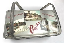 VINTAGE LATTA SCATOLA BAULETTO BISCOTTI BIGIO S.PELLEGRINO