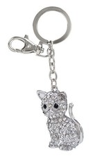 Portachiavi gattino con strass