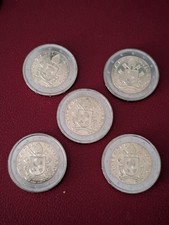 Lotto 5 Monete da 2 Euro Città del Vaticano 2025