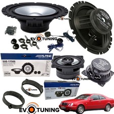 Kit 6 Casse Altoparlanti Alpine Ant/Post per Mercedes CLK Class W208 dal 1997-03