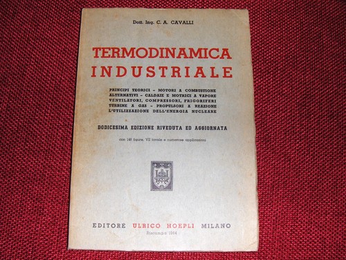 Termodinamica industriale a - industriale, c.a