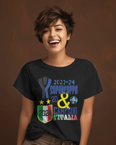 Maglietta colore nero con - maglietta,