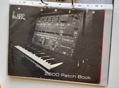 Patch libro sintetizzatore arp - libro,