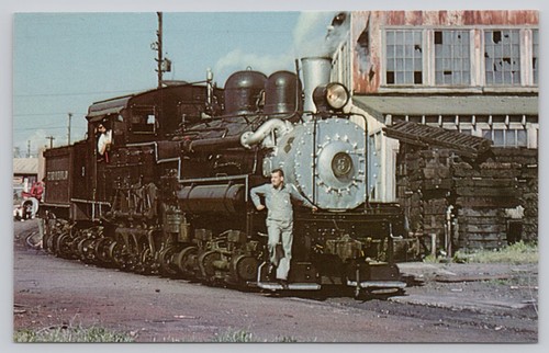 Cartolina locomotiva vapore - a,