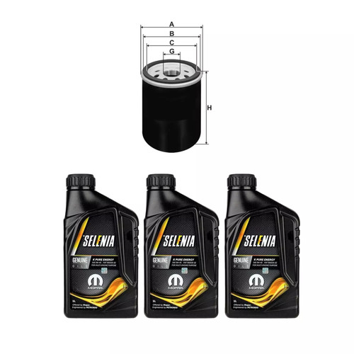 Filtro olio 3lt 5w40 per - filtro, fiat