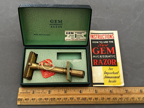 Nuovo rasoio sicurezza gem - rasoio, di
