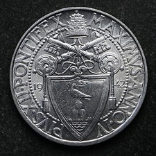 1942 Vatican City 2 Lire Coin