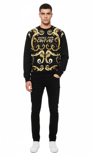 Felpa uomo versace jeans - uomo,
