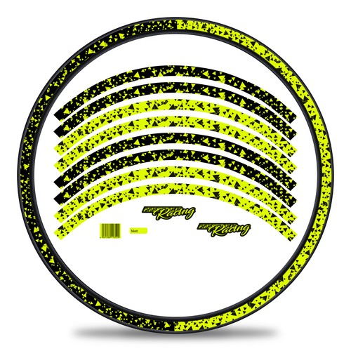 Set adesivi cerchi bici mtb - cerchi,