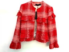 Zara Rosso Corto Logori Giacca