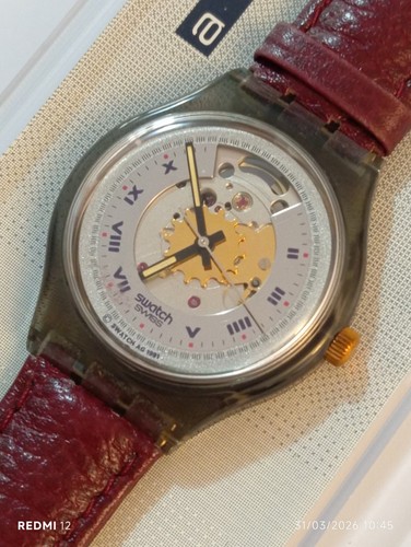 Swatch automatico 1991 rubin - swatch,