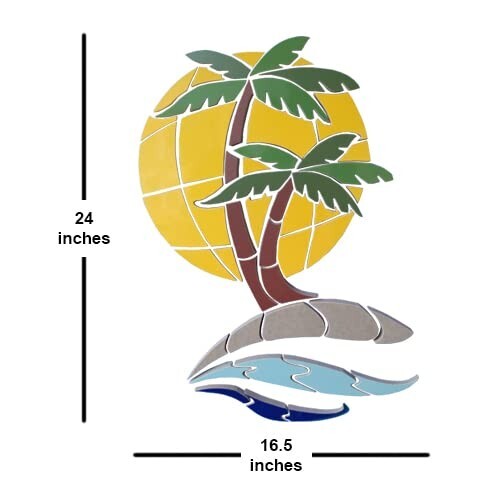 Mosaico per piscina - , in
