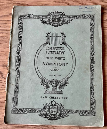 Guy weitz sinfonia per organo - guy,