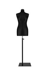 Busto donna sartoriale manichino femminile nero nero ret.