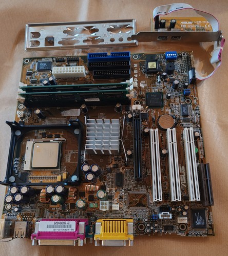 Motherboard asus p4b cpu - p4b-m, +