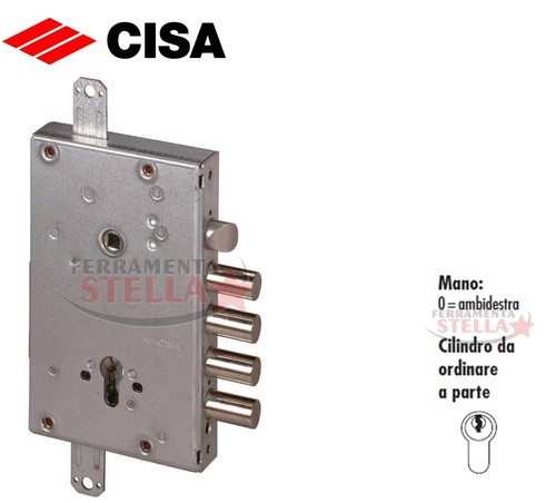 Serratura infilare cisa - infilare,