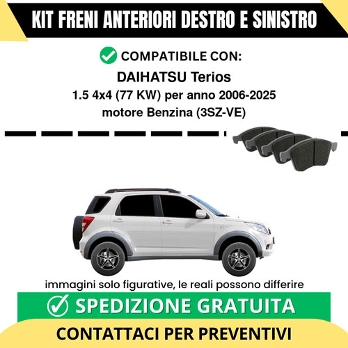 Pastiglie freno anteriori per - freno,