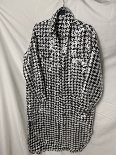 Cappotto con paillettes zara - con,
