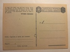 Cartolina postale per forze - postale,