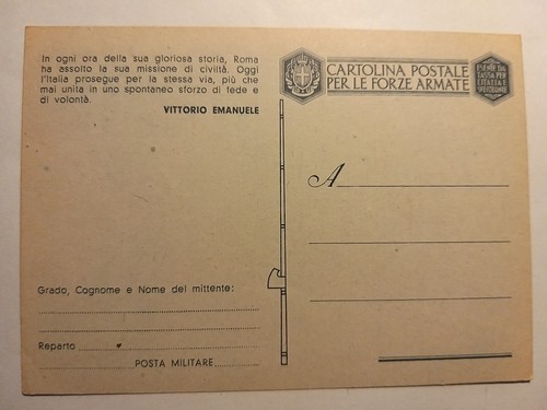 Cartolina postale per - postale, le
