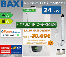Caldaia a Condensazione Baxi Duo-Tec Compact E 24 kW low NOx MET/GPL + Kit Fumi