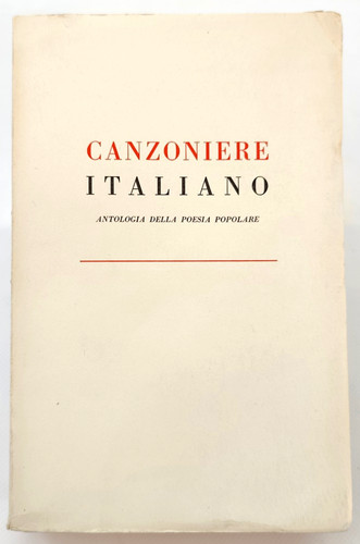 Canzoniere italiano antologia - canzoniere,