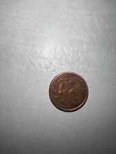 Moneta 1 Centesimo 2002 Rara errore di conio