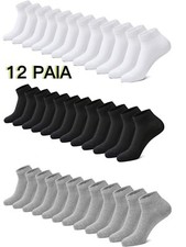 12 PAIA CALZINI DA UOMO DONNA