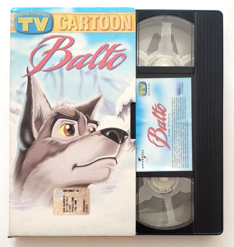 Vhs balto film animazione - vhs,