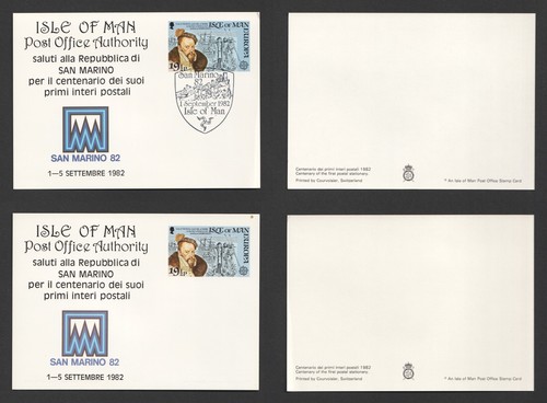 Coppia cartoline - , da