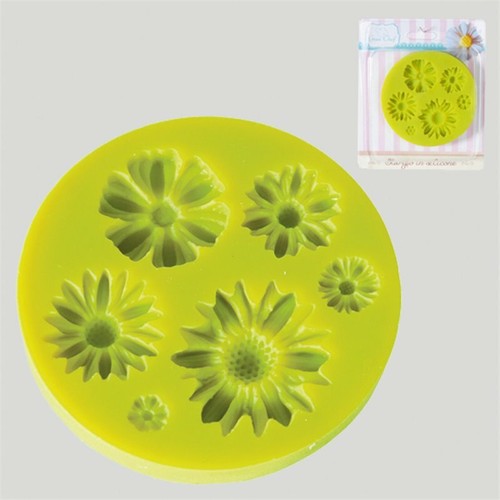 Stampo silicone fiori - silicone,