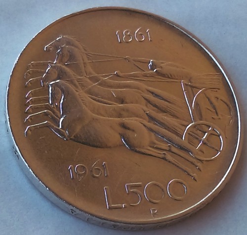 500 lire 1961 italian - 500,
