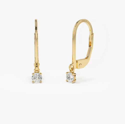 Orecchini con diamanti - , zirconi