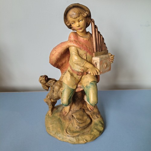 Vintage statua uomo - con, organo