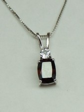 Granato Rimorchio 925 Argento