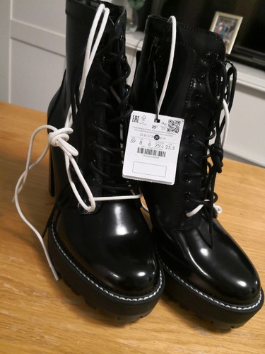 Stivali bershka neri tacco - stivali,