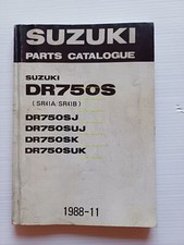 Suzuki DR 750 SJ-SK 1988-89 catalogo ricambi originale