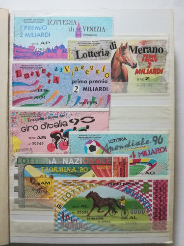 Biglietti lotteria nazionale - lotteria,