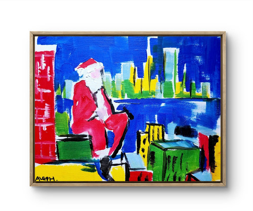 Quadro babbo natale - babbo,