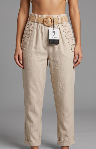 Vicbee pantaloni donna - donna, 100%