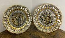 Set piatti maiolica Cantagalli